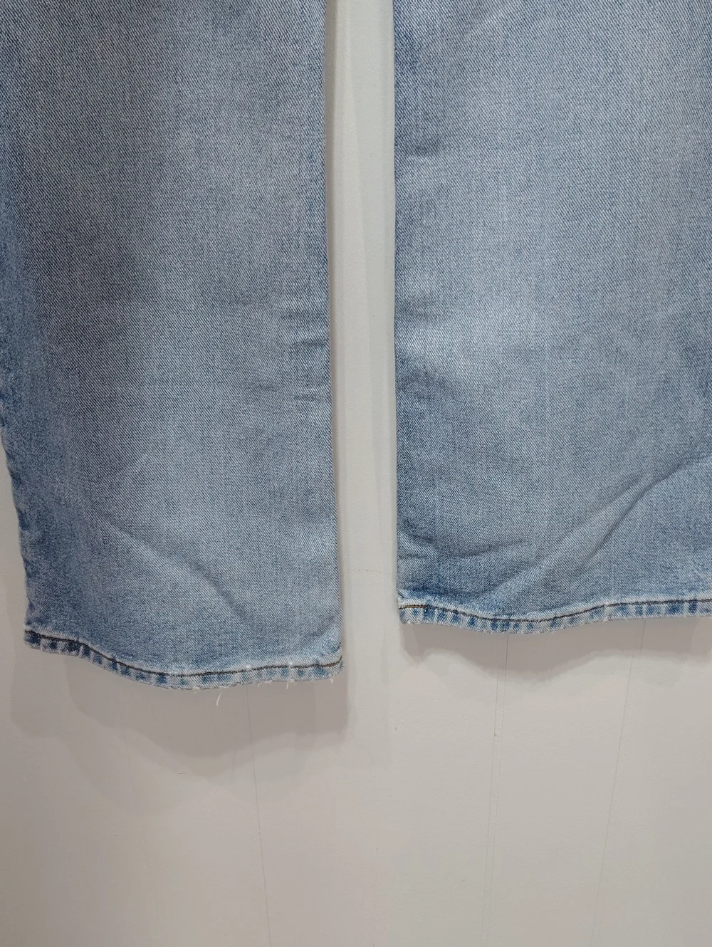 Vintage Maurices 100% Cotton Distressed Bootcut Jeans 11/12 Long LNG 11 12